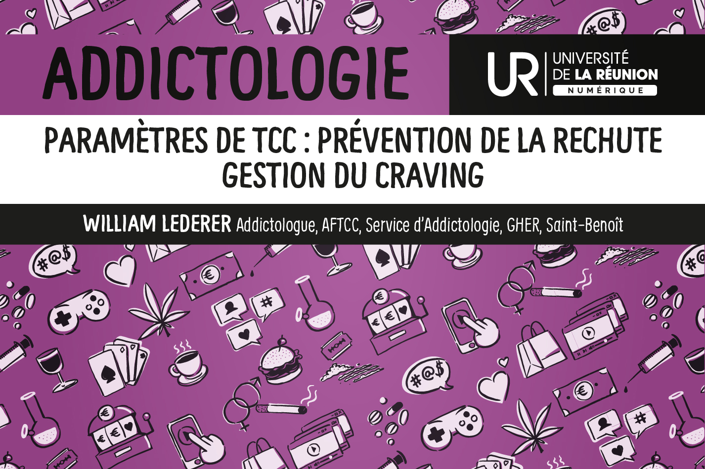 Addictologie : Paramètres de TCC : Prévention de la rechute - gestion du craving DUADDICT_S2M8