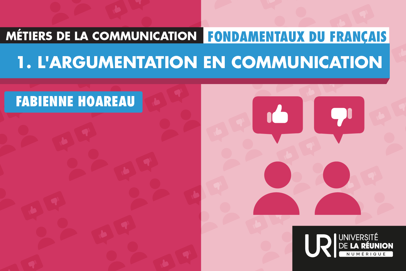 Fondamentaux du français : L'argumentation en communication L3M3C_FF1